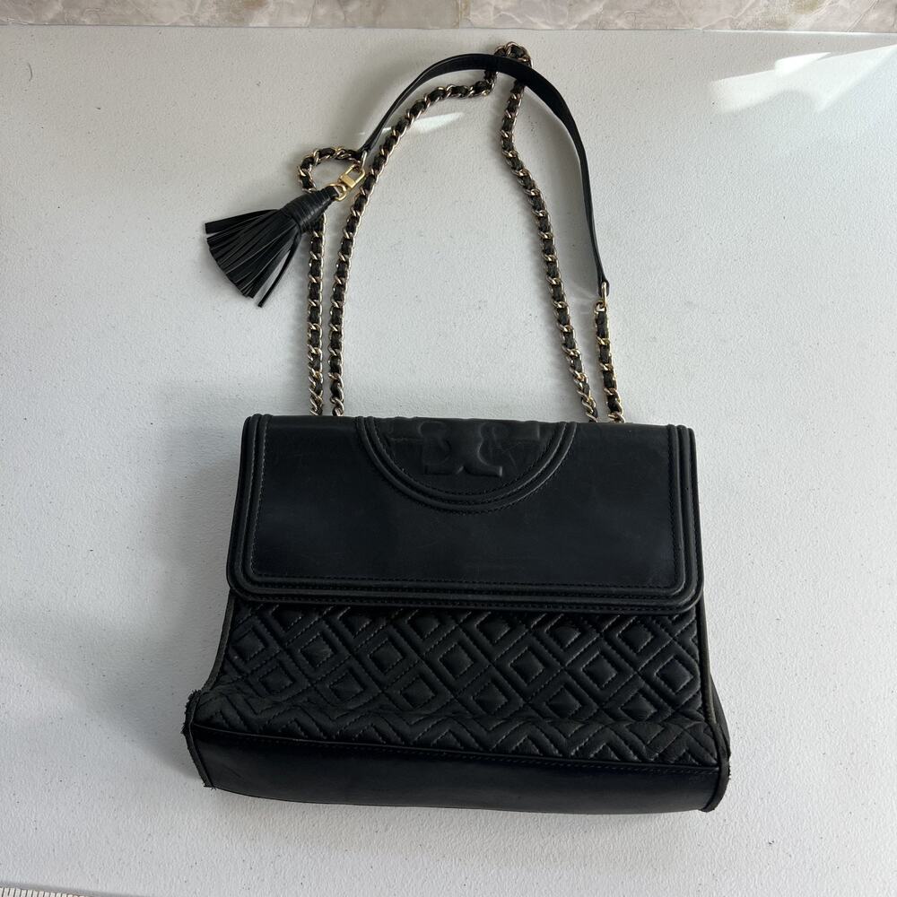 Tory Burch Convertible Shoulder Bag Fleming Convertible Quilted - Picture 2 of 16